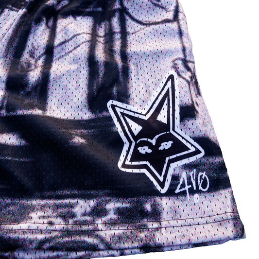 410 GRAFFITI RUN SHORTS